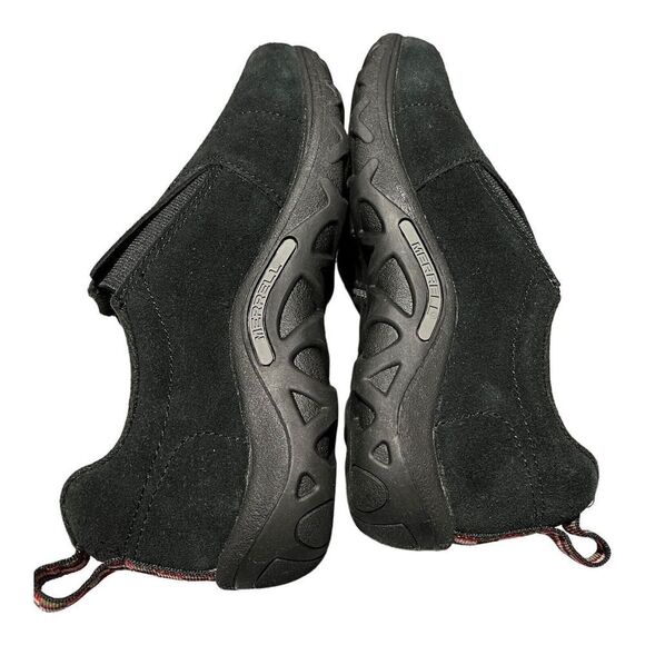 Merrell KIDS 4.5 Black Suede Jungle Moc, Nubuck Leather, J95631 EU 35.5 Slip On - Picture 7 of 9